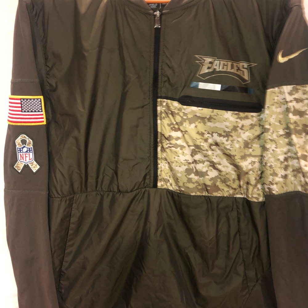 Nike Philadelphia Eagles Salute Service Zip Jacket